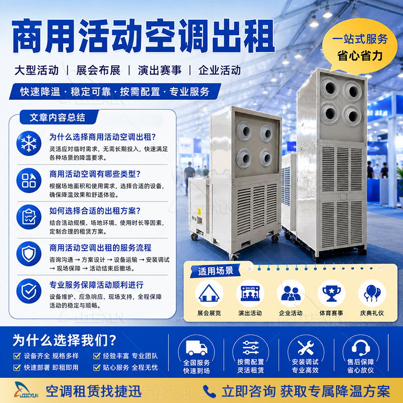 商用活动空调出租