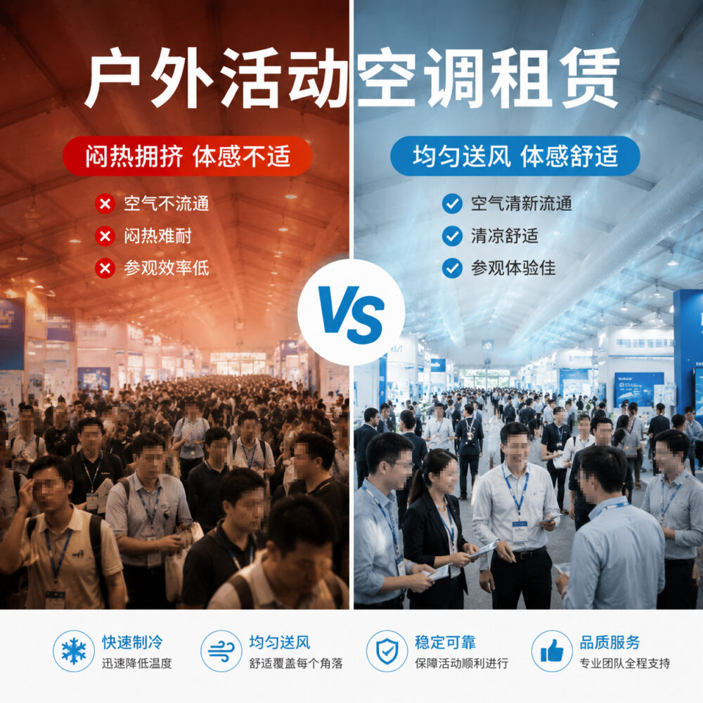 大型户外活动冷气机租赁