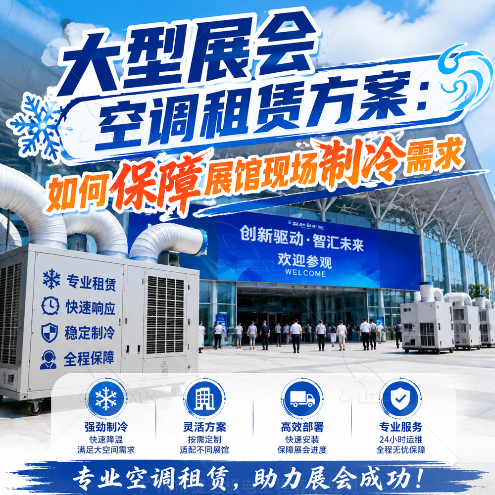 大型展会空调租赁方案：如何保障展馆现场制冷需求