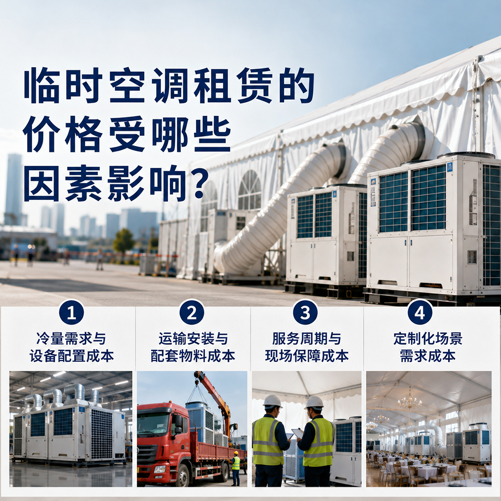 临时空调租赁的价格受哪些因素影响？完整报价逻辑说明