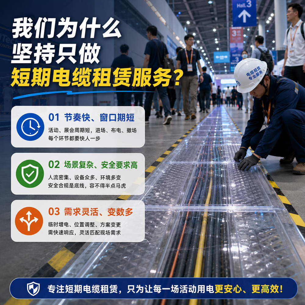 我们为什么坚持只做短期电缆租赁服务？