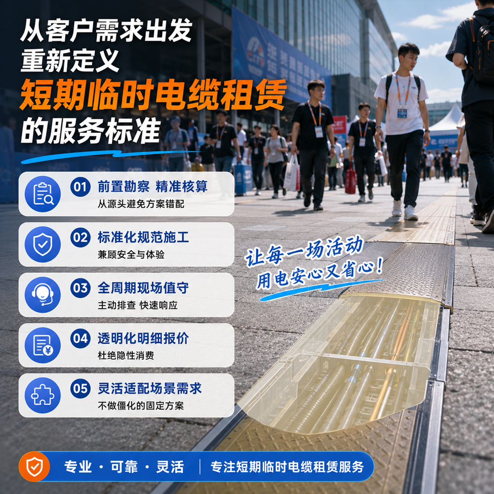 从客户需求出发，重新定义短期临时电缆租赁的服务标准