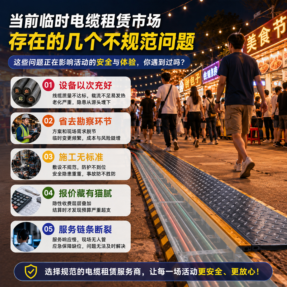 当前临时电缆租赁市场存在的几个不规范问题