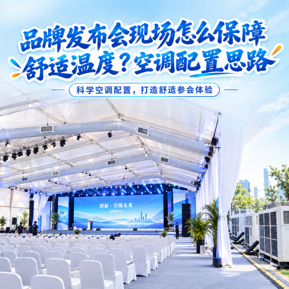 品牌发布会现场怎么保障舒适温度？空调配置思路