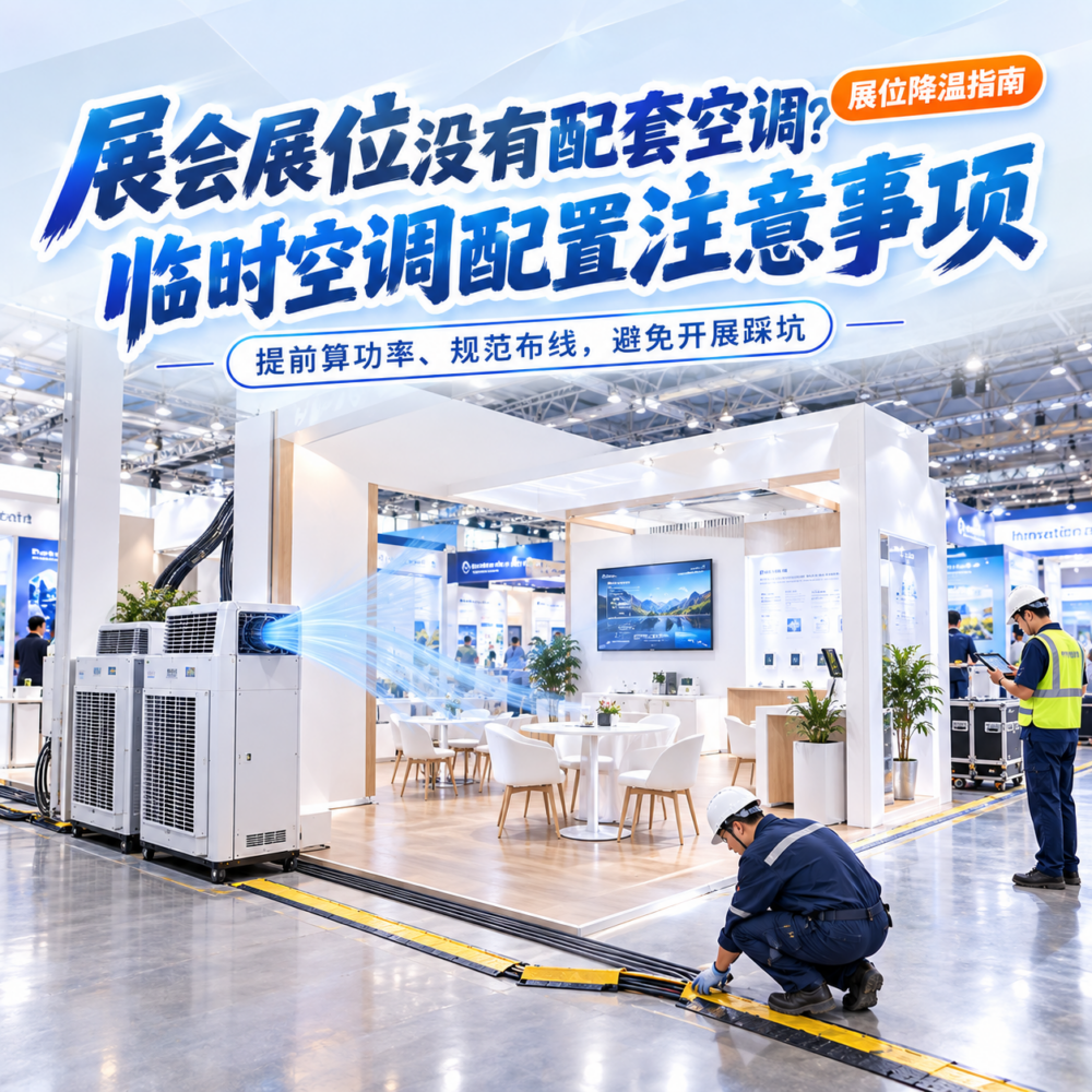 展会展位没有配套空调？临时空调配置注意事项