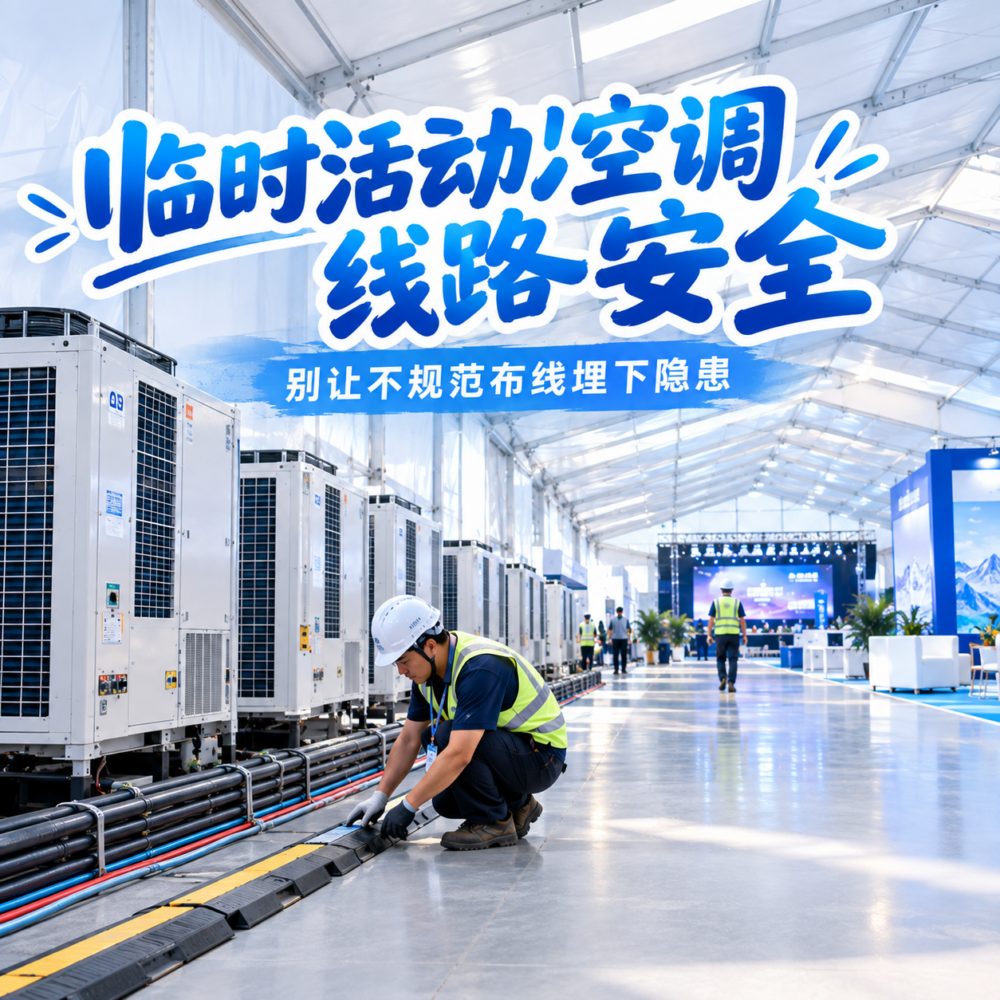 临时活动布置空调线路,需要重点关注哪些安全问题?