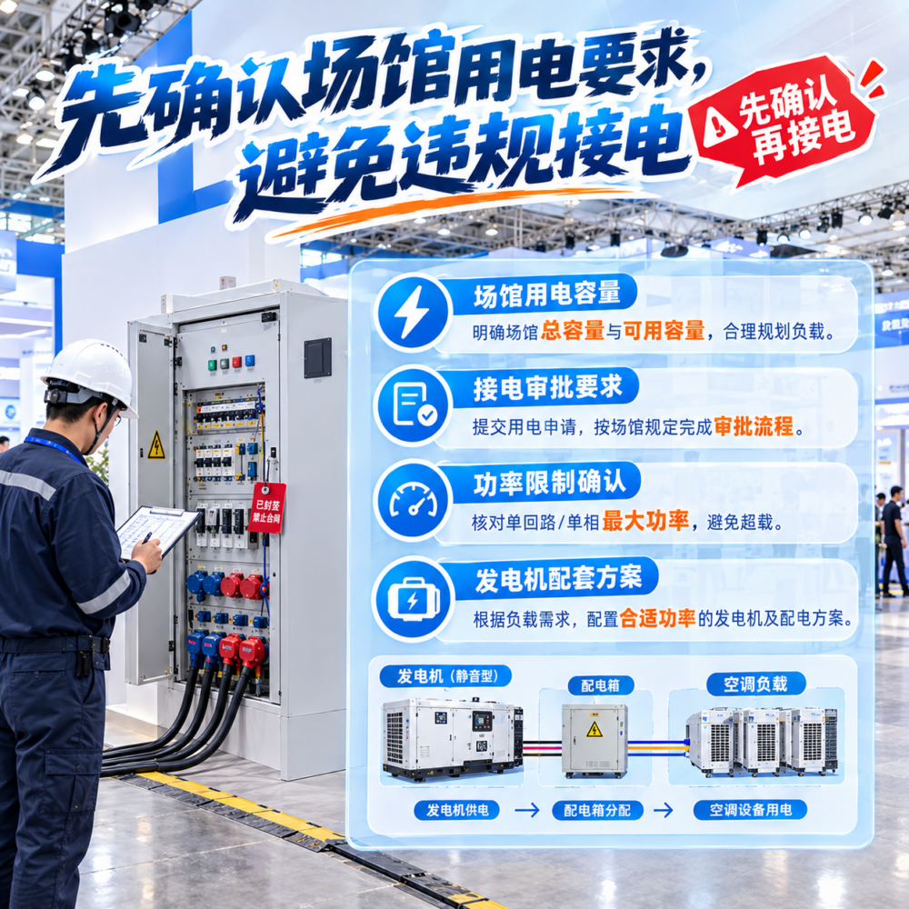 展会展位没有配套空调?临时空调配置注意事项