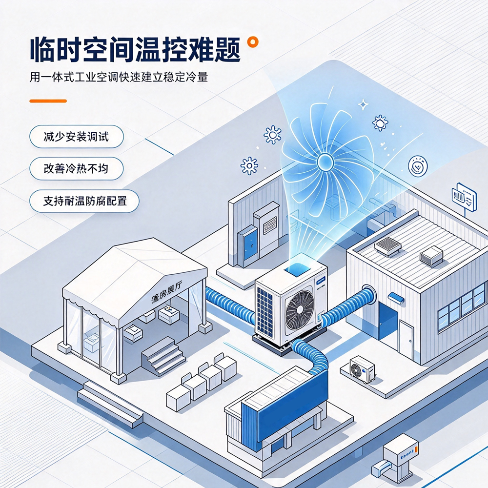 帐篷、展会篷房温控难题：不受场地限制的一体式温控设备有哪些选择？